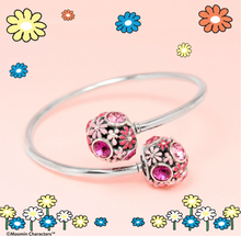 Cargar imagen en el visor de la galería, MOOMIN FLOWER BANGLE PINK