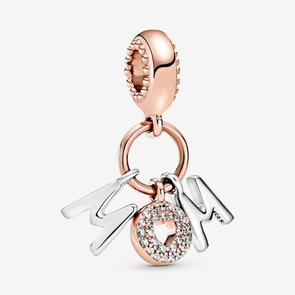 Mom Dangle cz Rose