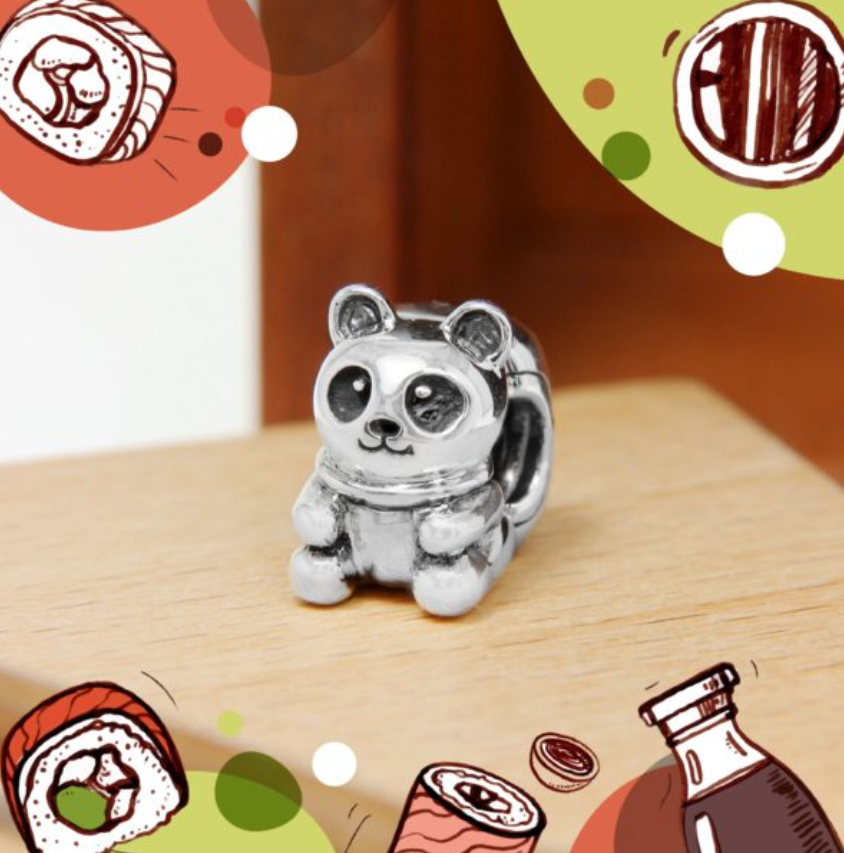 Panda Egg Sushi Bead