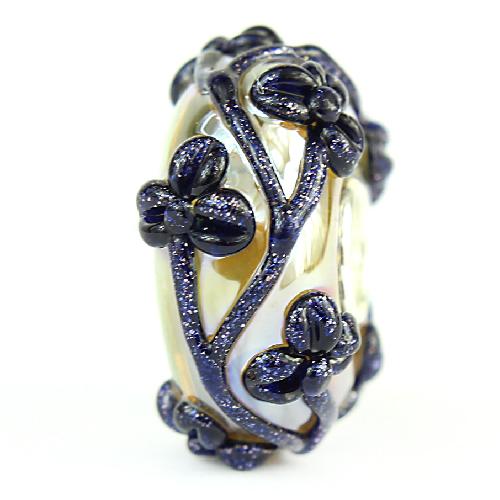 GOLD OIL STARDUST FLOWERTWIG