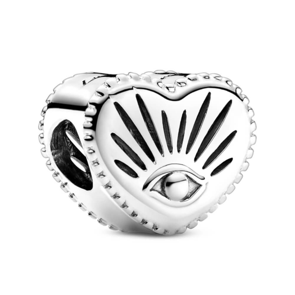 All-seeing Eye & Heart Charm