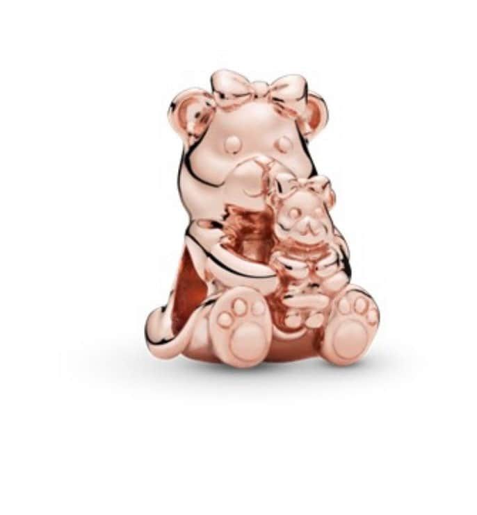 Rose Bear Charm