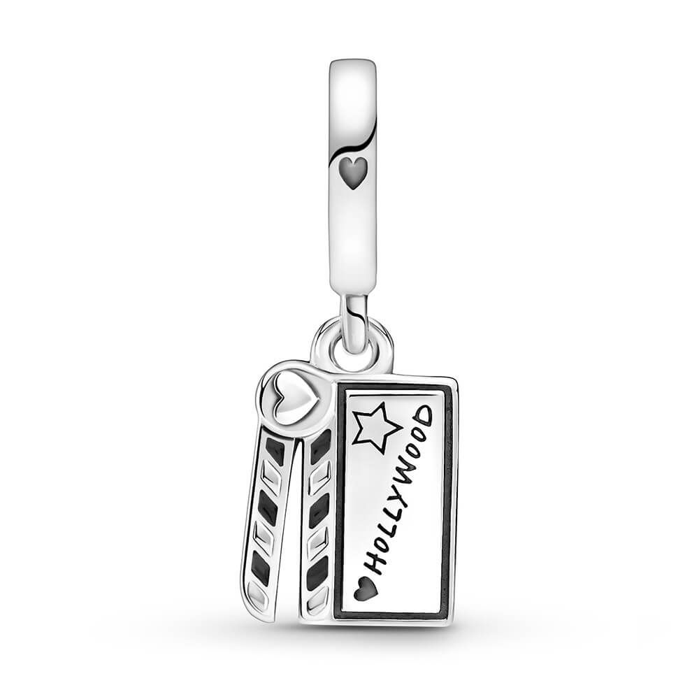 Enamel Movie Clapperboard Dangle Charm